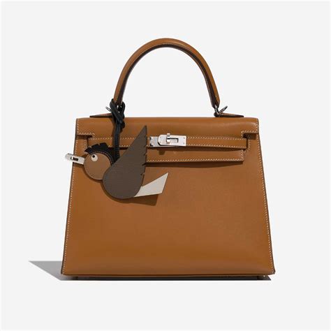 Hermès Birdy Charm Epsom Etoupe / Nata / Biscuit / 